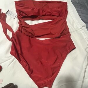 Shade and shore cut-out swimsuit